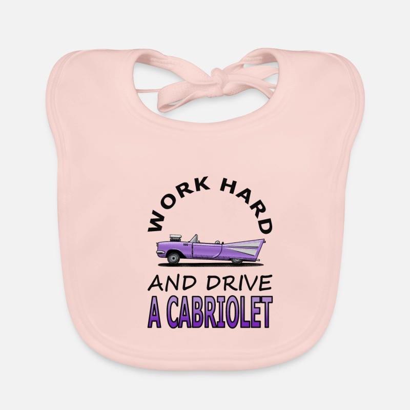 Cabriolet drive Cabriolet driver saying gift Organic Baby Bibs
