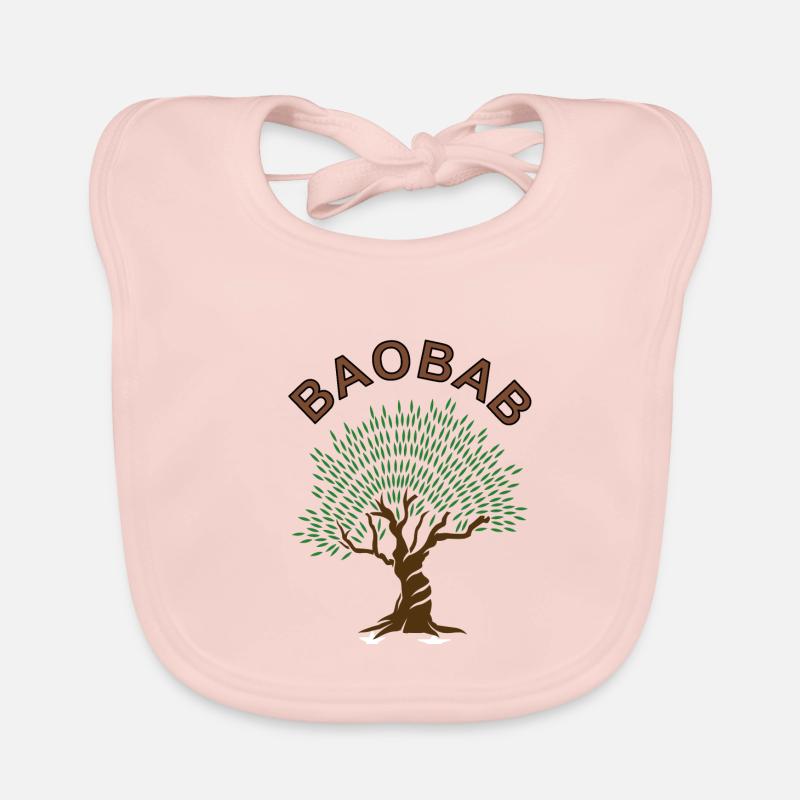 Baobab Baum afrikanische Bäume Wald Geschenkidee Baby Bio-Lätzchen