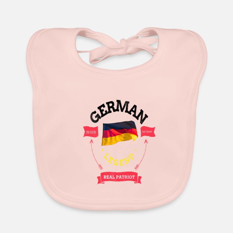 German Legend German Flag Gift gift Organic Baby Bibs