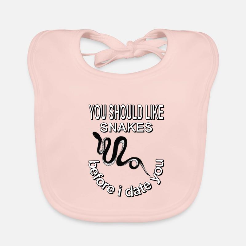 idée cadeau serpent venimeux boa serpent à sonnette Bavoir bio Bébé