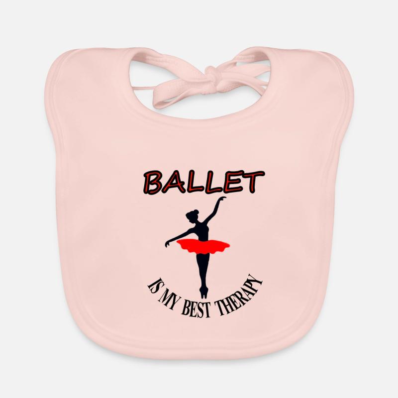 ballet dancing ballet dancer dancer gift idea Organic Baby Bibs