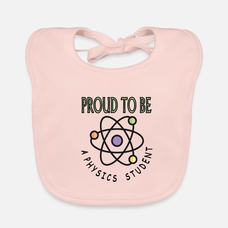 stolzer Physikstudent Physik studieren Geschenk Baby Bio-Lätzchen
