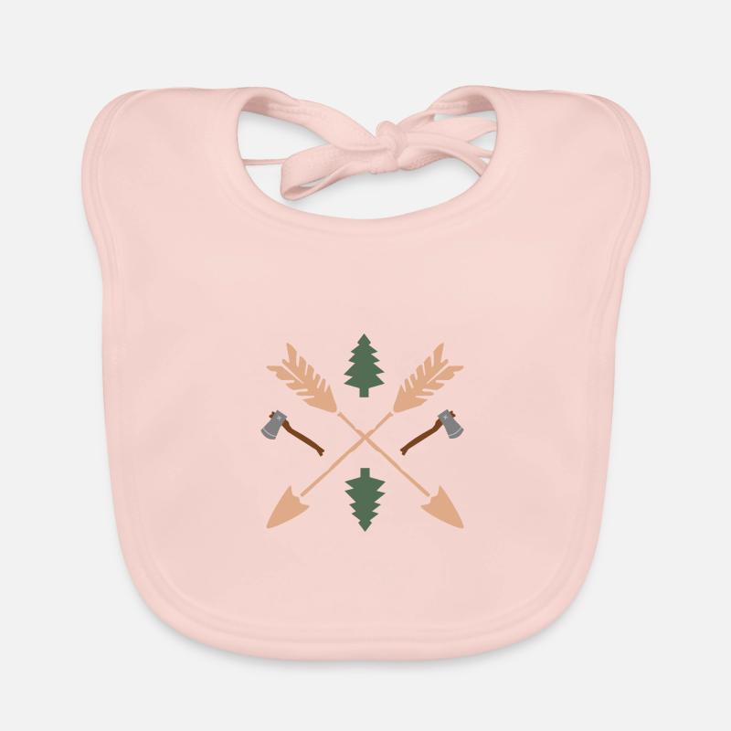 Bûcheron forestier Bavoir bio Bébé