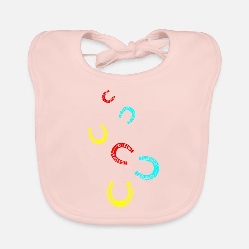 Hoefijzer Symbool Bio-slabbetje voor baby's