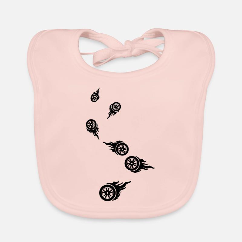 Incendie de pneus Bavoir bio Bébé