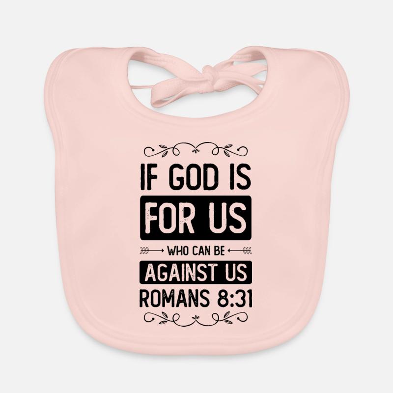 God is for us Organic Baby Bibs