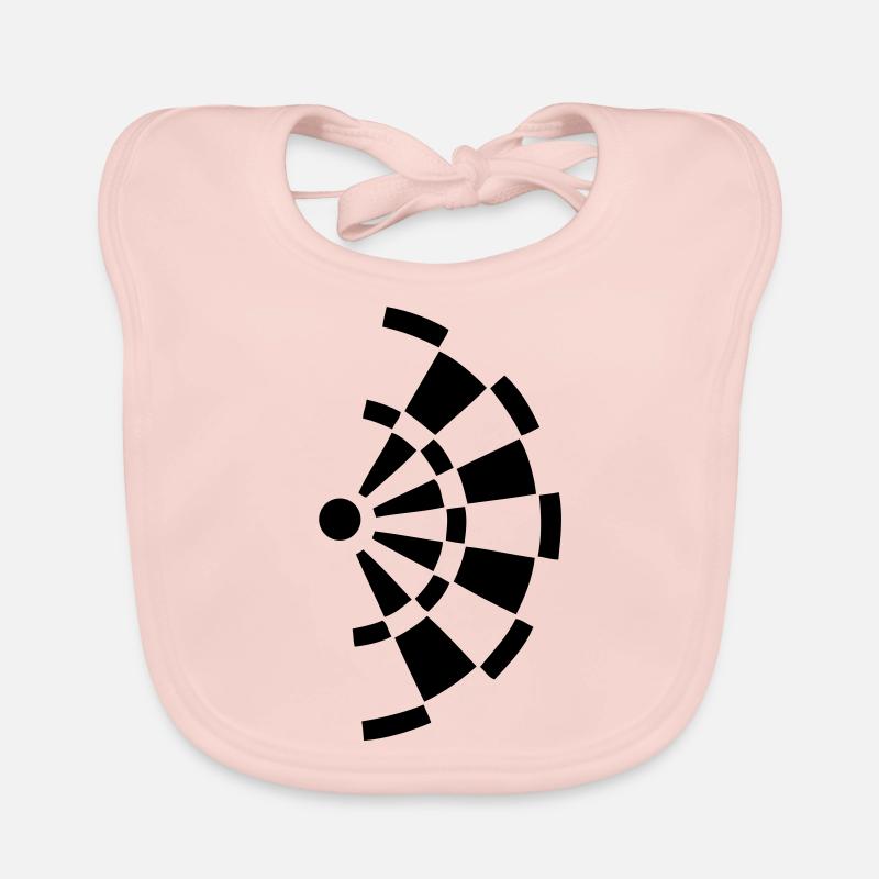 dart half Organic Baby Bibs