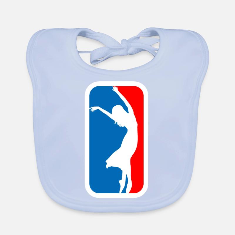 logo de la danseuse Bavoir bio Bébé