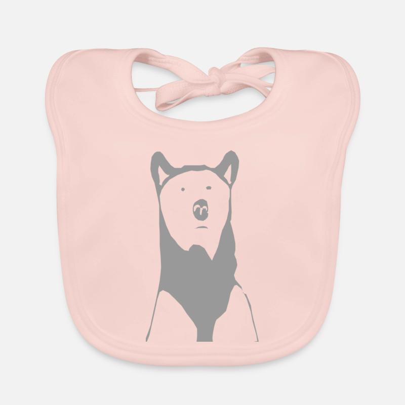 Baer - Baby Bio-Lätzchen - Rose
