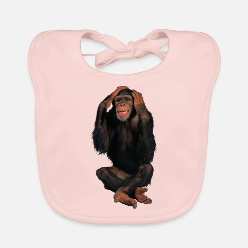 singe Bavoir bio Bébé