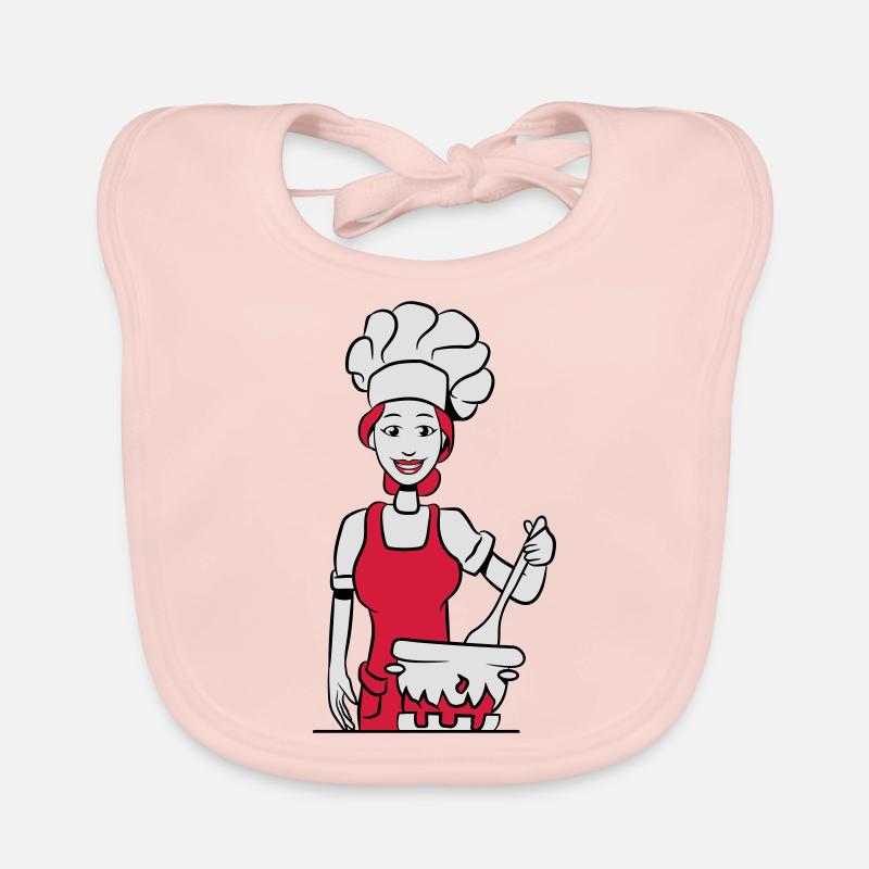 kochen köchin Baby Bio-Lätzchen