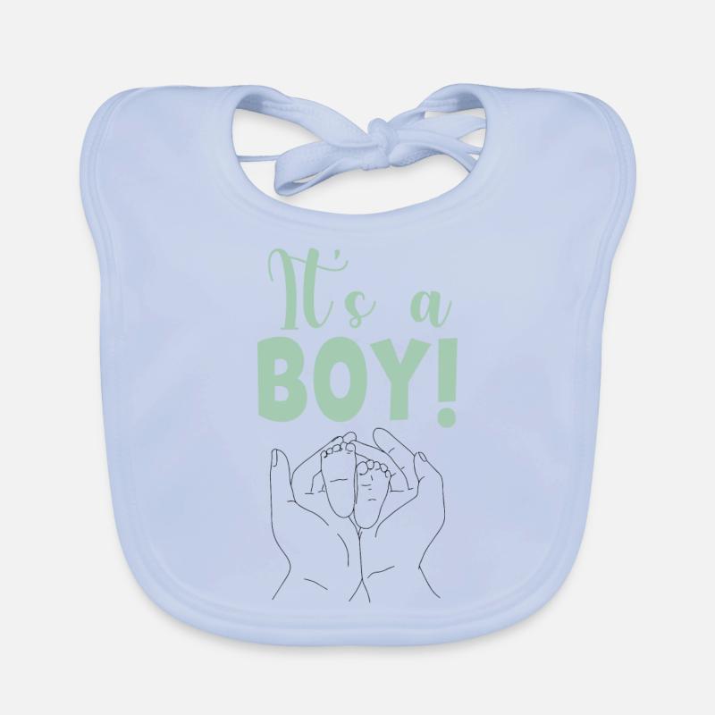 C’EST UN CADEAU BÉBÉ GARÇON Bavoir bio Bébé