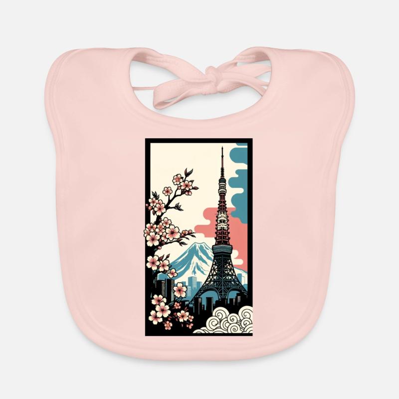 Affiche de Tokyo Bavoir bio Bébé