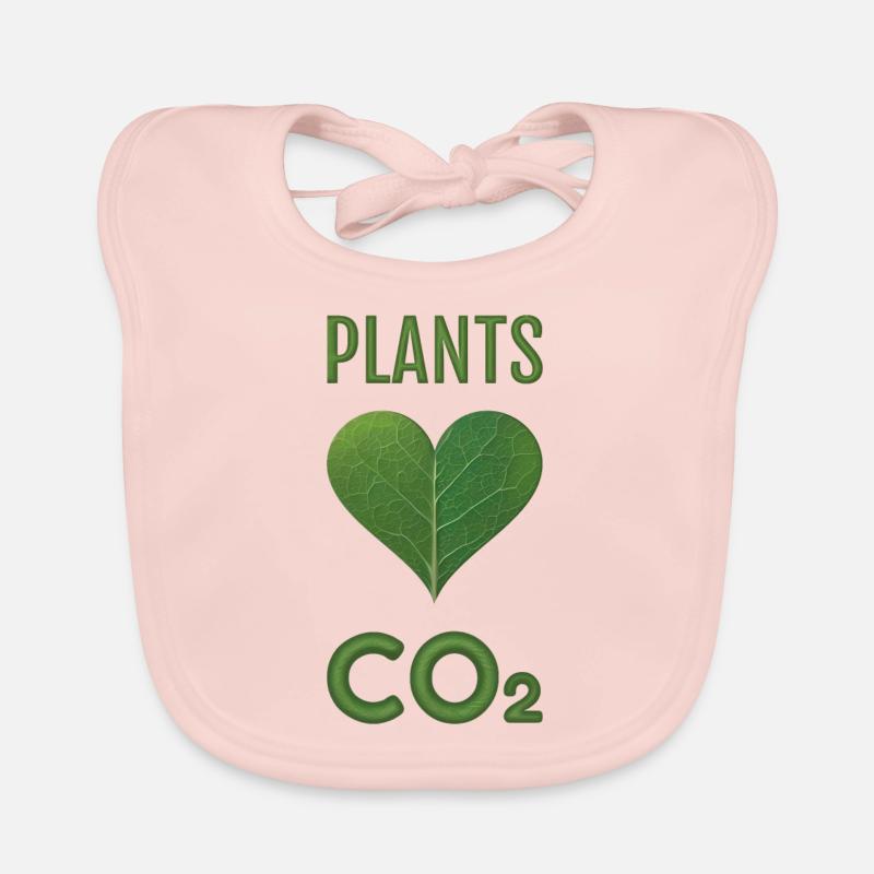 PLANTS LOVE CO2 Organic Baby Bibs