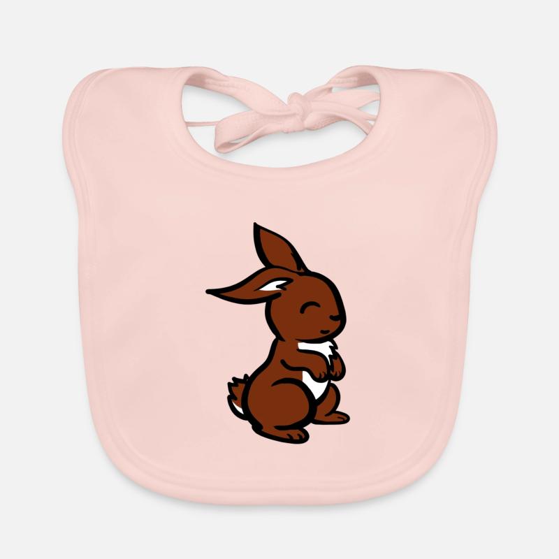Rabbit / / cute animals Organic Baby Bibs