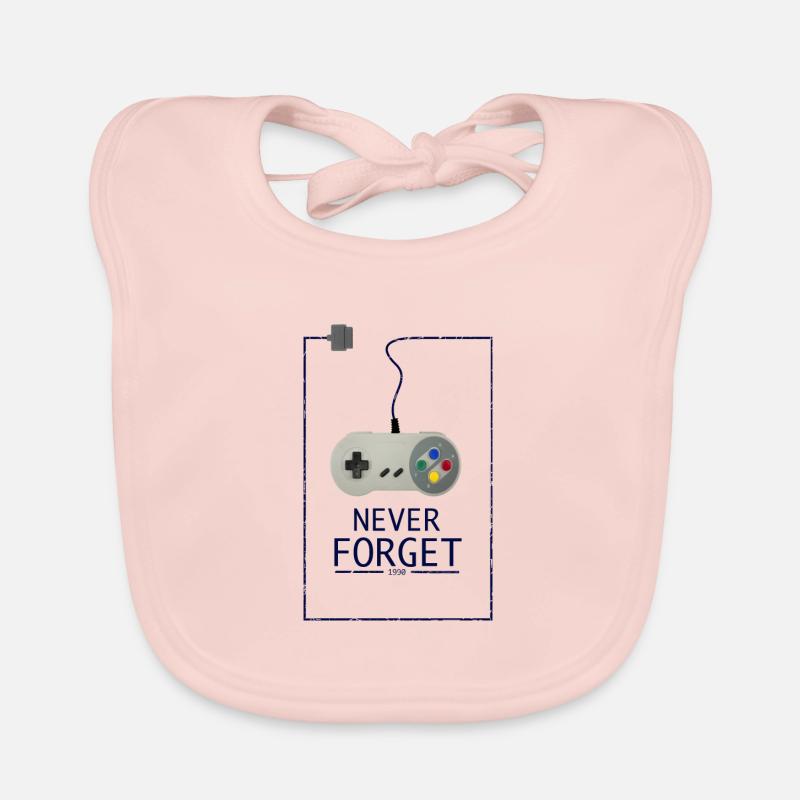 Retrogaming Baby Bio-Lätzchen