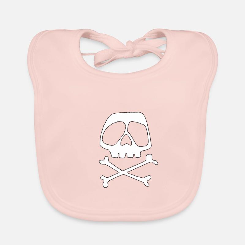 Cool - Skull Baby Bio-Lätzchen