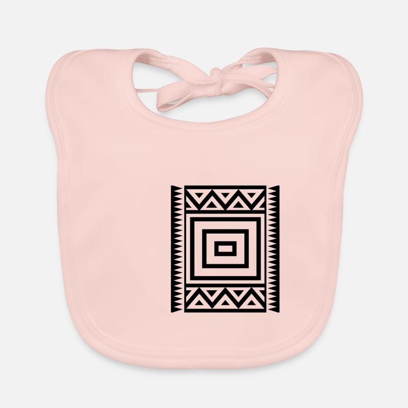 Crazy Muster - Baby Bio-Lätzchen - Rose