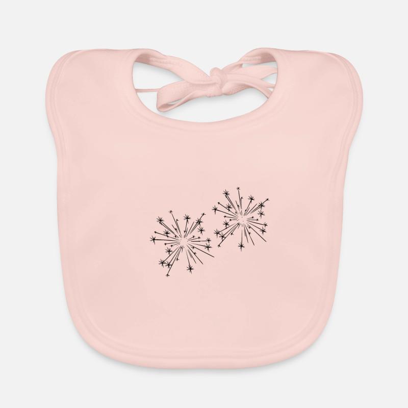 Fireworks Organic Baby Bibs