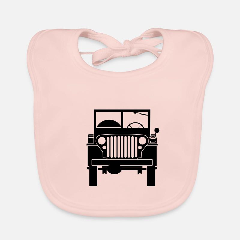 Willys MB Front Baby Bio-Lätzchen