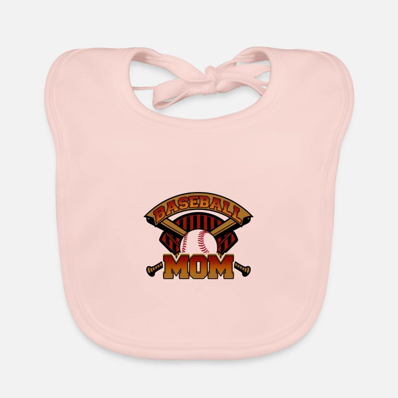 Baseball Mutter Baby Bio-Lätzchen