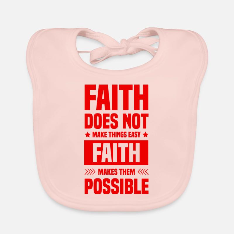 bibel glaube Baby Bio-Lätzchen