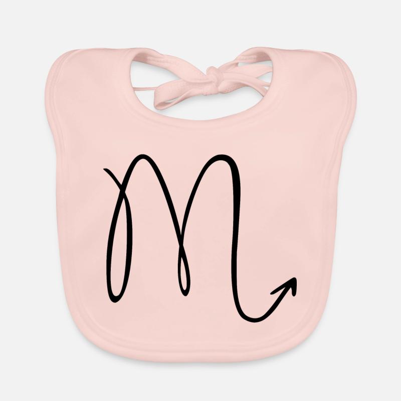 Zodiac sign Scorpio Organic Baby Bibs
