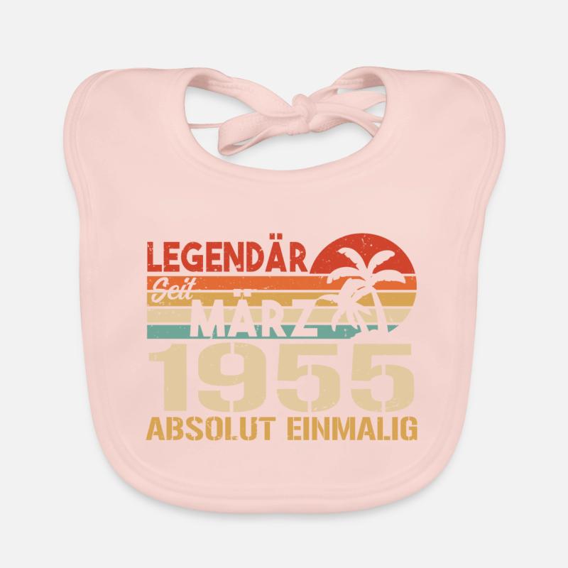 Legendary since March 1955 - absolutely unique Organic Baby Bibs