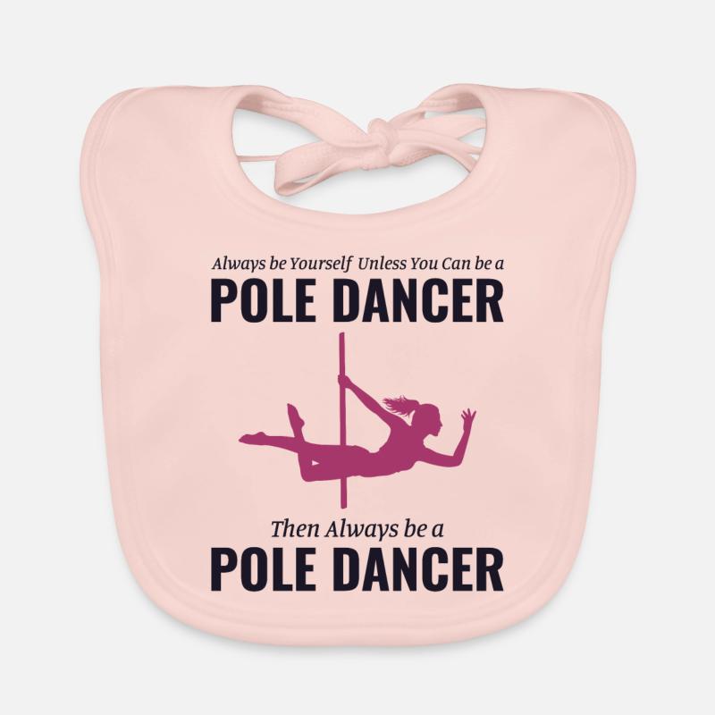 Pole Sport Dance Dancer Competition Acrobatics Organic Baby Bibs