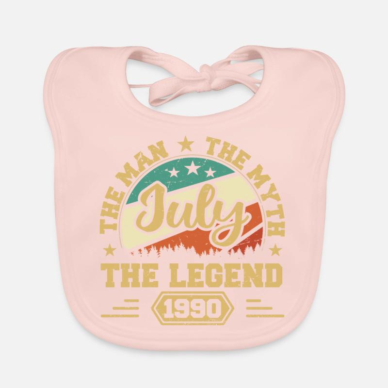 Born Gift Original 1990 Gift Idea 1990 Bavoir bio Bébé