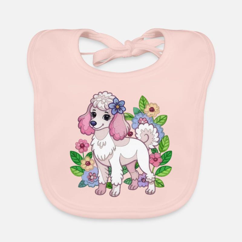 Caniche Bavoir bio Bébé