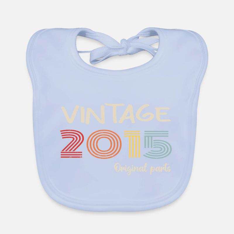 Original 2015 Vintage | Geburtstagsgeschenk 2015 Baby Bio-Lätzchen