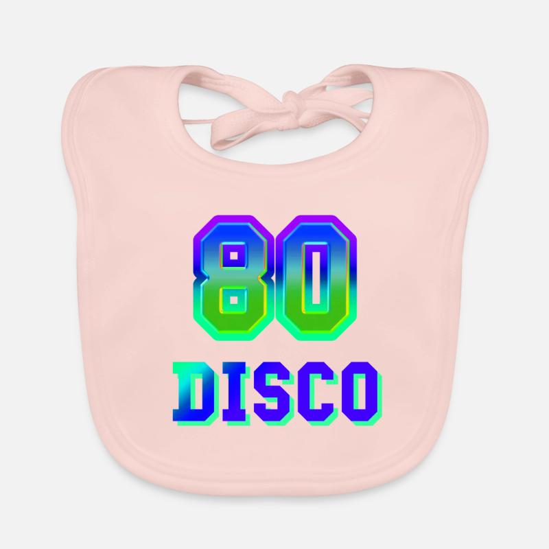 80er Disco Baby Bio-Lätzchen