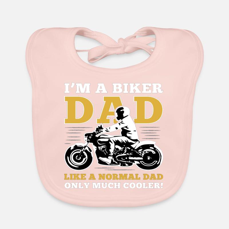 Biker Dad Organic Baby Bibs