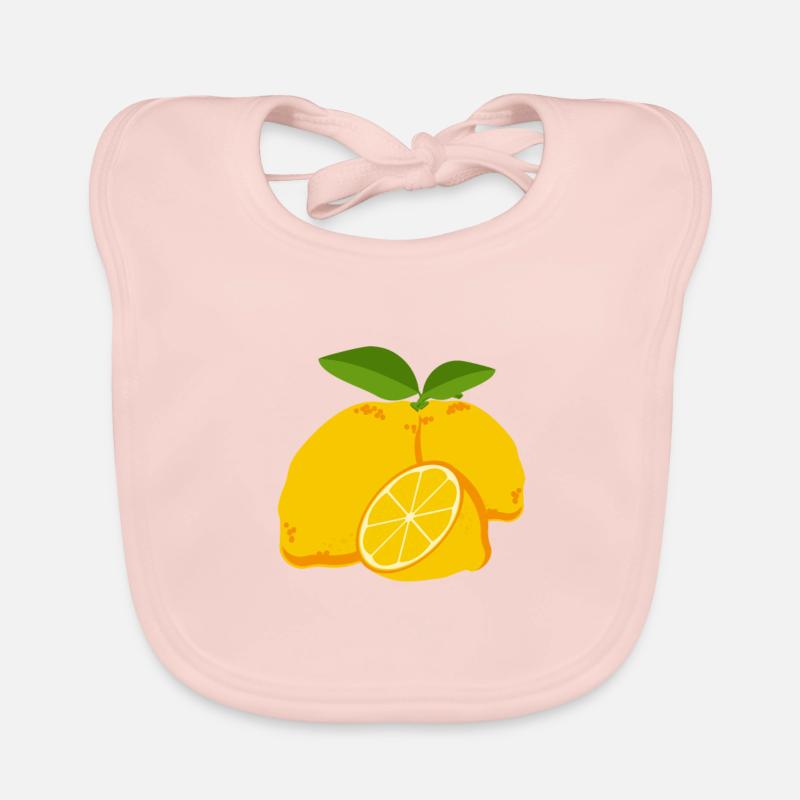 lemon Organic Baby Bibs