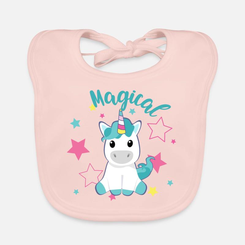 Magisches Einhorn Baby Bio-Lätzchen