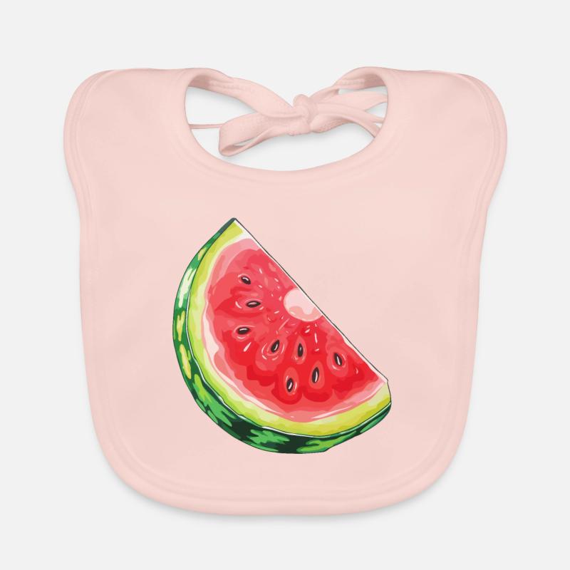 Wassermelonenscheibe Durst Löschen Baby Bio-Lätzchen
