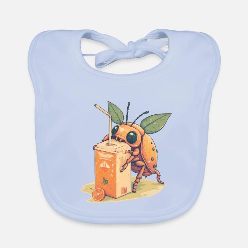 Beetlejuice Organic Baby Bibs