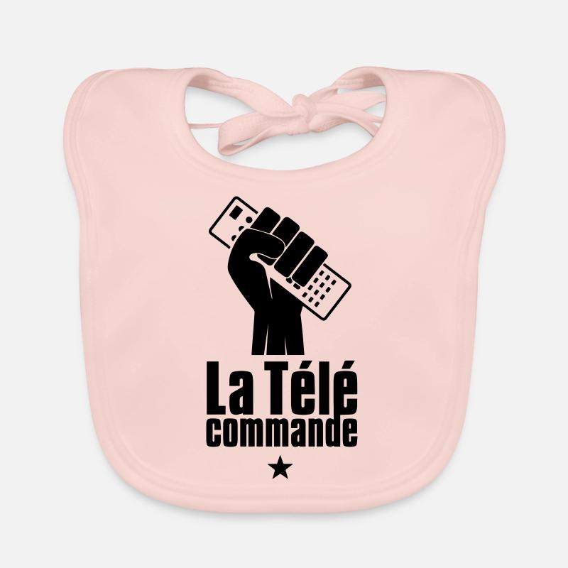 La Télé Commande Bavoir bio Bébé