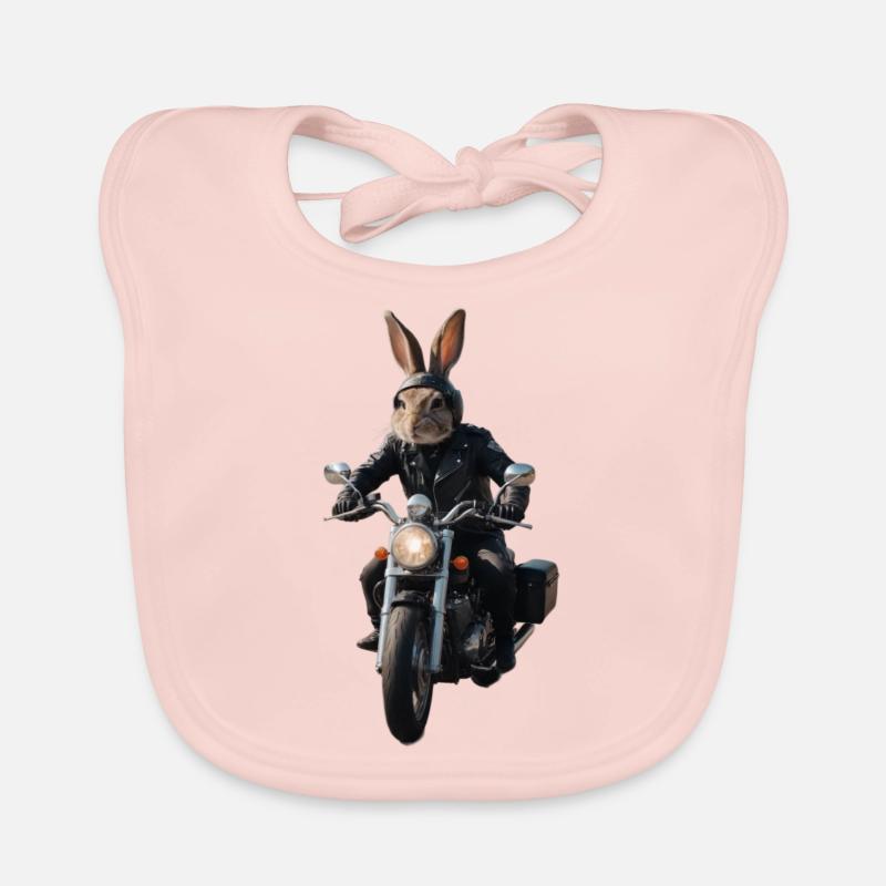 Biker Rabbit Organic Baby Bibs