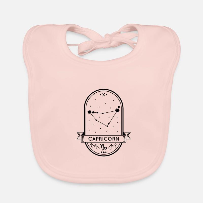 Capricorn Sternbild Sternzeichen Steinbock Baby Bio-Lätzchen