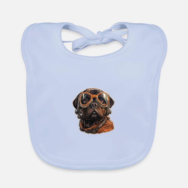 Mops Pilot Baby Bio-Lätzchen