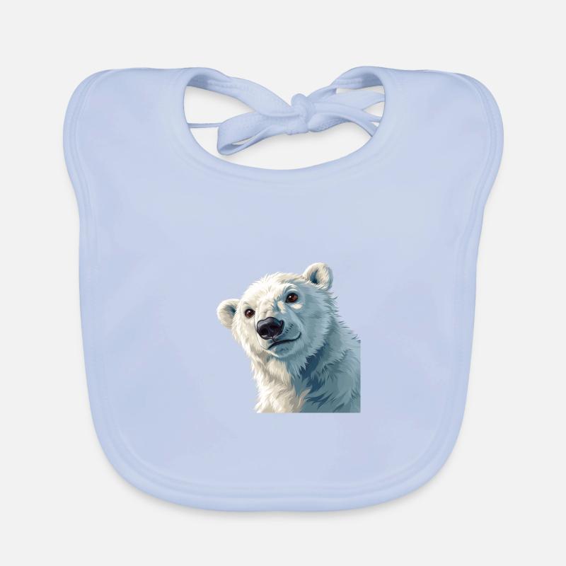 Eisbär Baby Bio-Lätzchen