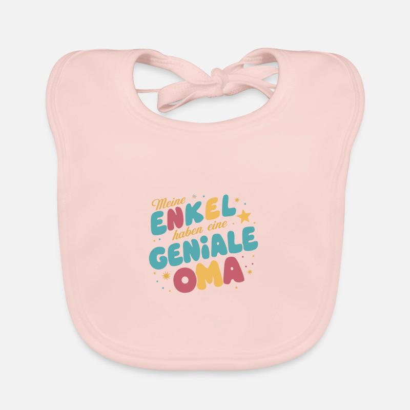 Geniale Oma Muttertag Geburtstag Beste Mama Baby Bio-Lätzchen