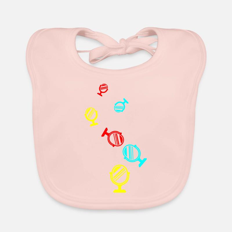 Mirror Icon Silhouette Organic Baby Bibs