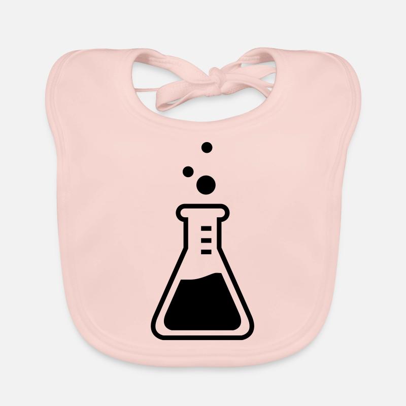 chemist flask profession Bavoir bio Bébé