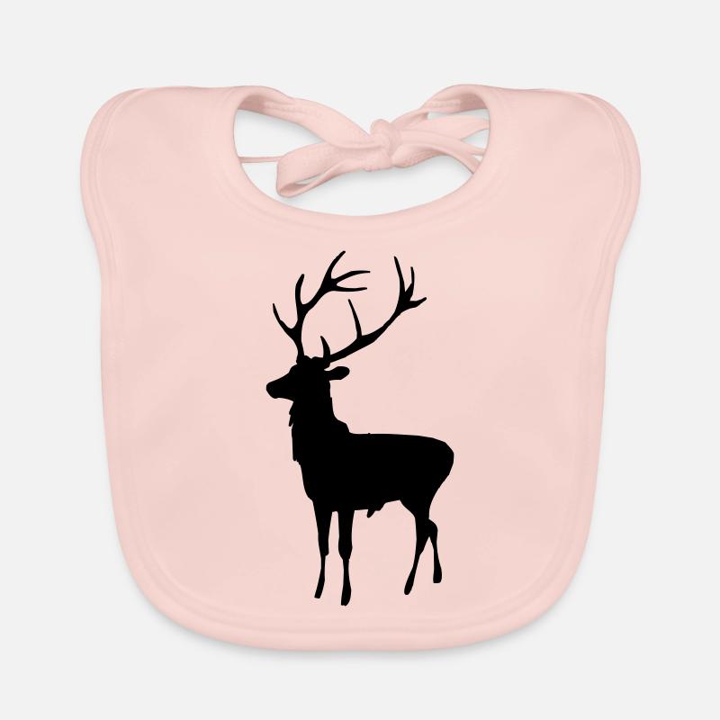 Le cerf Bavoir bio Bébé