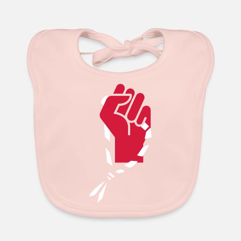 Scouts en force ! - Bavoir bio Bébé - rose