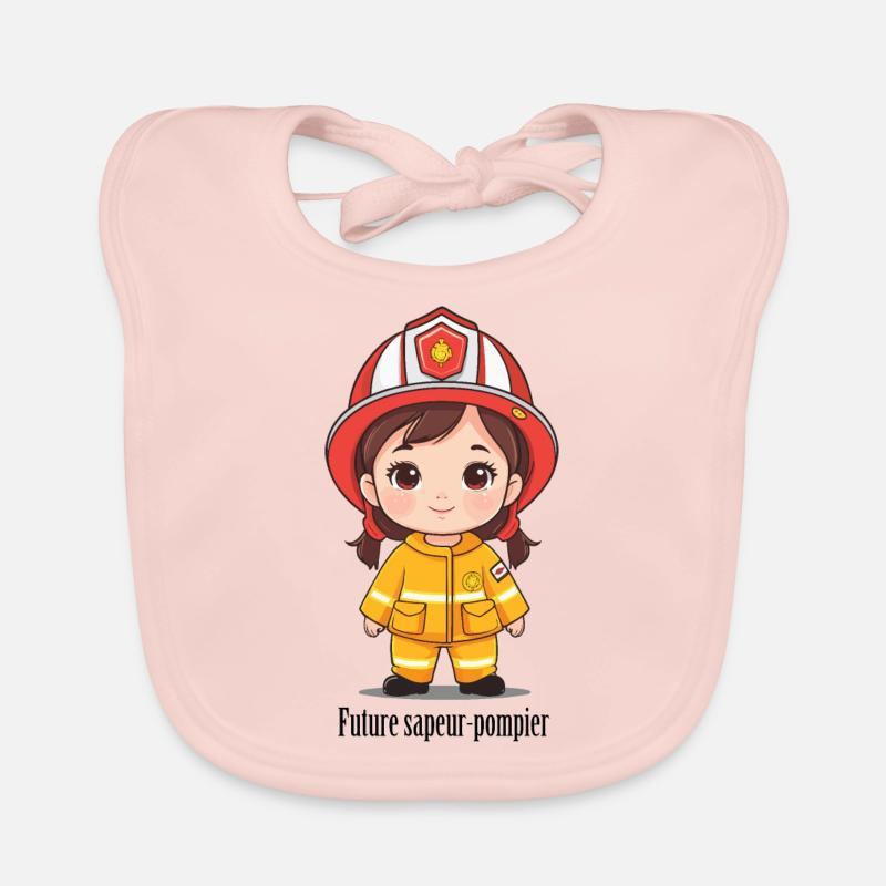 Future Firefighter Organic Baby Bibs