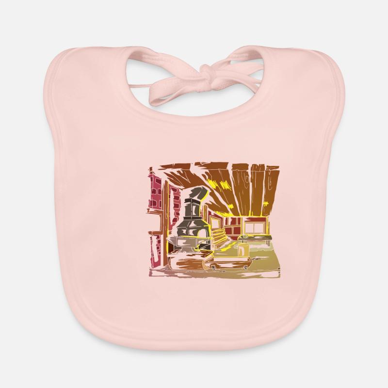 Forgeron forgeron fait main forge forge Bavoir bio Bébé